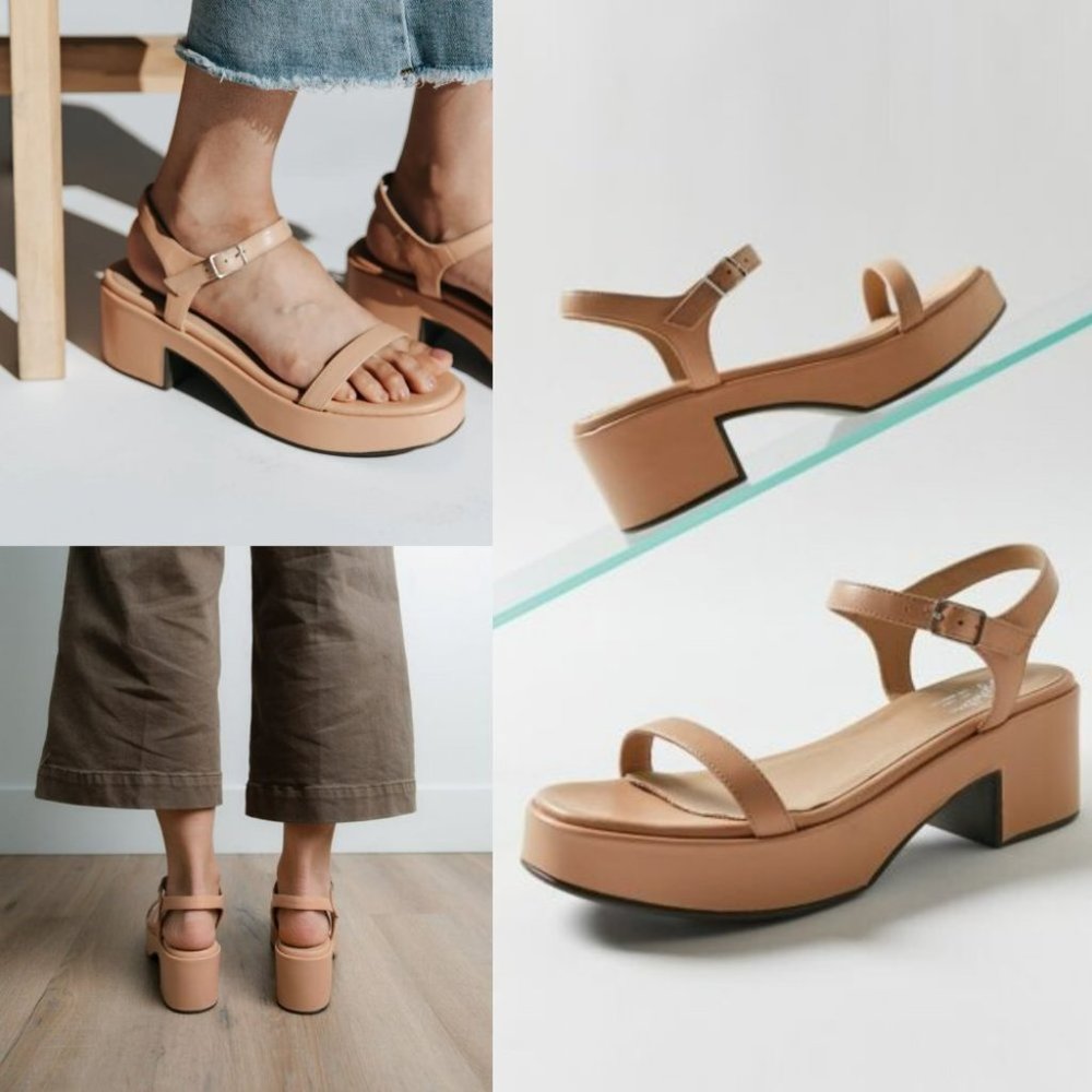 Anthropologie Seychelles Rest Assured Heeled Sandals Size 6 NWOT $119